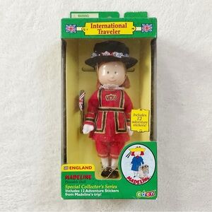 Madeline International Traveler England Doll NIB 2000 Eden Toys